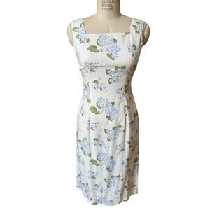 Agnes B Square Neck Floral Shift Sundress Size 40/ US 8